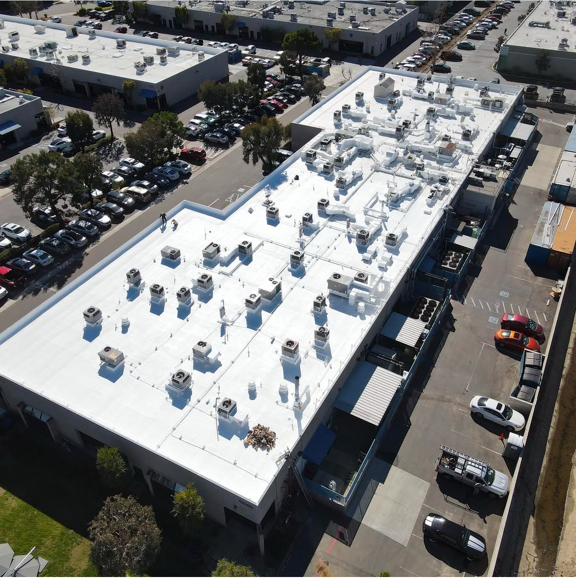 Commercial Roofing work and property details